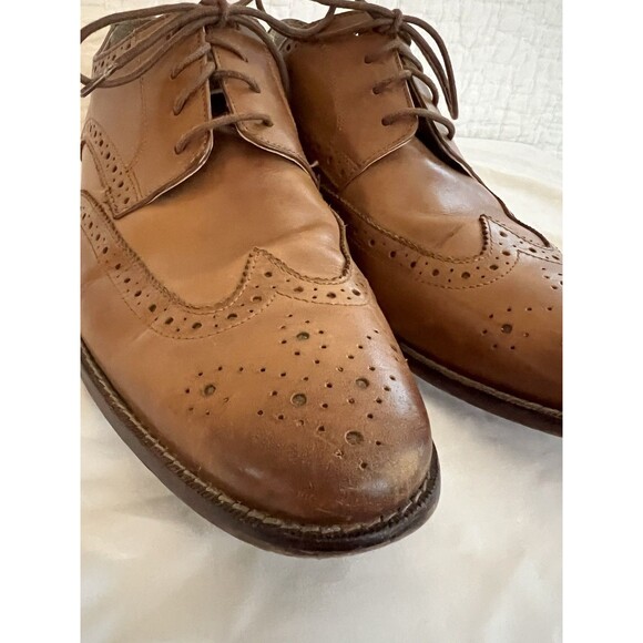 Florsheim Cognac Wingtip Oxford Loafers 11D EUC main image 6